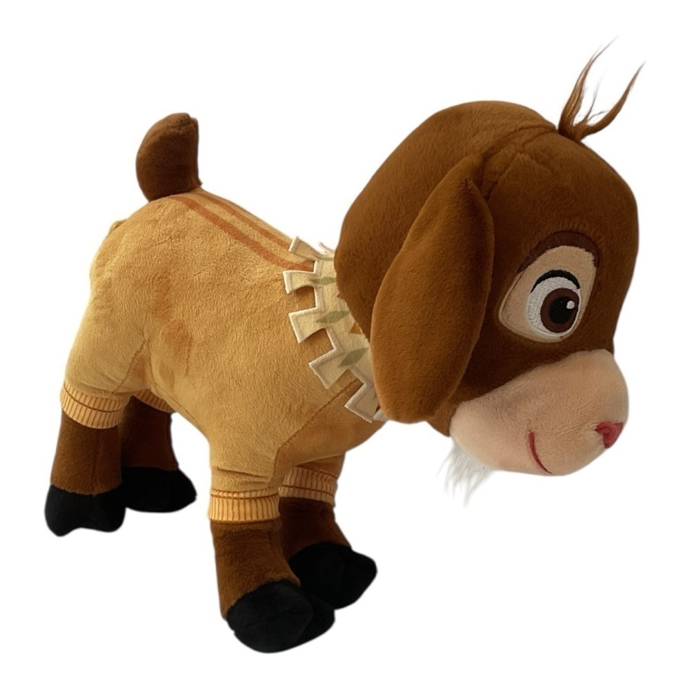 Disney Wish Valentino the Goat Plush – Brown Talking Goat Character Stuffed